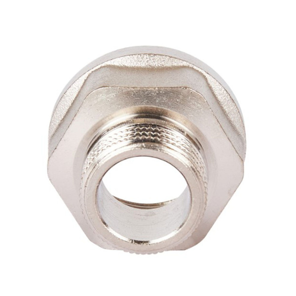 Картинка Переходник ВН 3/4'х1/2' никелированный STOUT