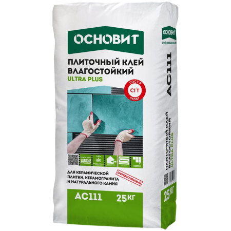 Клей плиточный Мастпликс Основит АС111 ультра плюс 25 кг