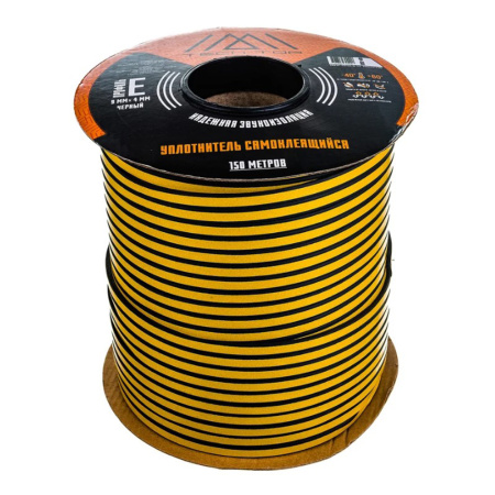 Картинка Уплотнитель 9х4мм Черный 150 м TECH-TOP Е