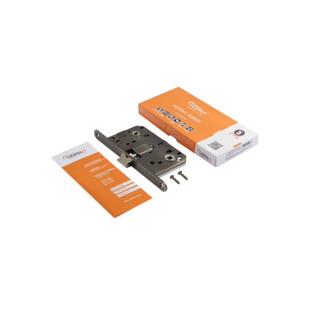 Картинка Корпус замка врезной под фиксатор 13м-90 мм старая бронза