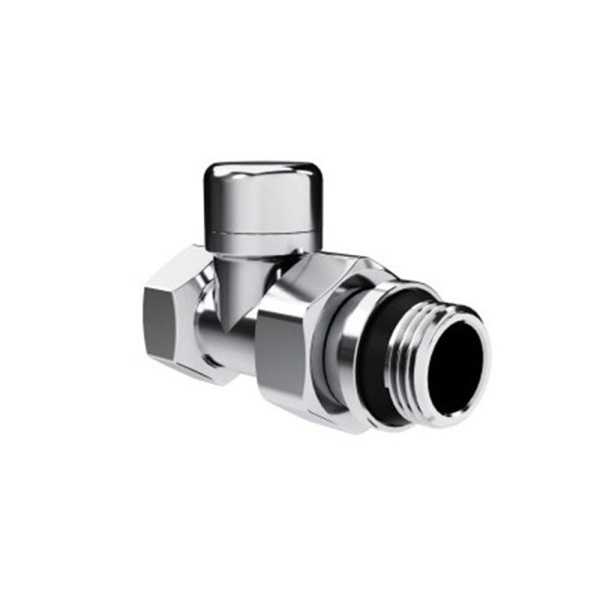 Картинка Набор кранов термостатический прямой Design 1/2" М30х1,5 Хром Royal Thermo