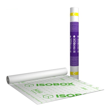 Пленка паро-гидроизоляционная 1,6х43,7 м ISOBOX С 70