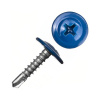 Картинка Саморез с пресс-шайбой 4.2х19 мм сверло RAL5005 Синий