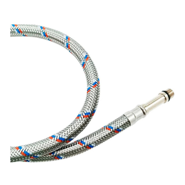 Картинка Гибкая подводка для смесителей 1/2" М10х37 100 см PE-X ТИТАН Ростерм