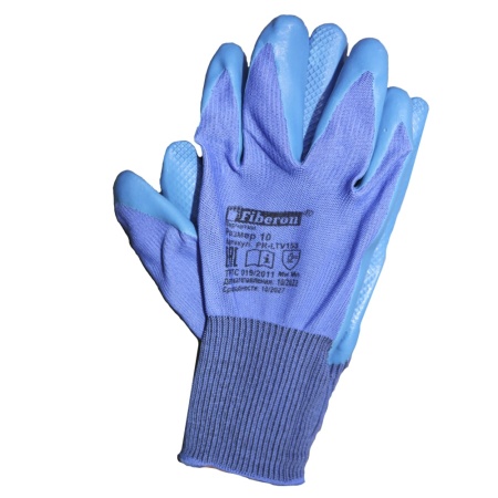 Перчатки обливные Fiberon XL цвет Синий