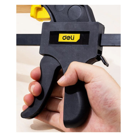 Картинка Струбцина пистолетная 150х70 мм DELI DL110106