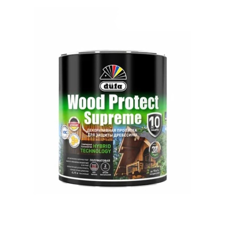 Декоративная пропитка для дерева Dufa Wood Protect Supreme Сосна 0,75 л
