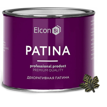 Краска декоративная Патина Бронза 0,2 кг Elcon Patina