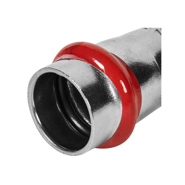 Картинка Угольник однораструбный Впр-Нпр Ø 18 мм 45° Нержавеющая сталь пресс ROMMER