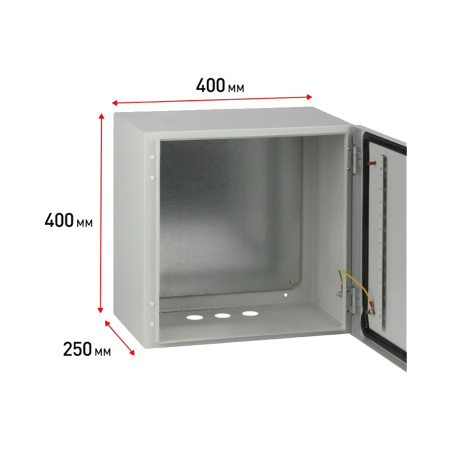 Картинка Корпус металлический ЩМП-40.40.25 400х400х250 У2 IP54 OPTIMA c.4.4.2_5 Эра