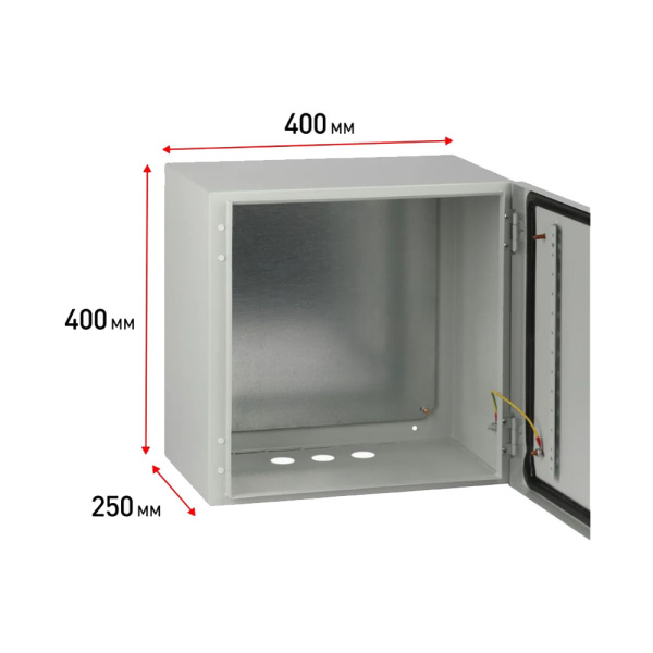 Картинка Корпус металлический ЩМП-40.40.25 400х400х250 У2 IP54 OPTIMA c.4.4.2_5 Эра
