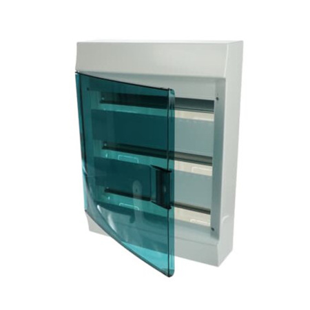 Картинка Бокс настенный Mistral41 54 модуля Зеленая прозрачная дверь IP41 ABB