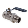 Картинка Кран шаровой со сгоном ВН 3/4 U ручка никелированный AQUALINK