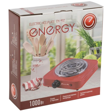 Картинка Плита электрическая настольная Energy EN-902 1 конфорка 1000 Вт Электроплитка