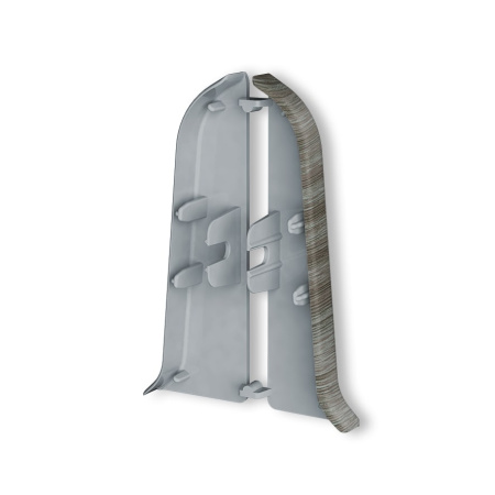 Картинка Торцевые заглушки для плинтуса Идеал Классик К-п70 Дуб пепельный 210