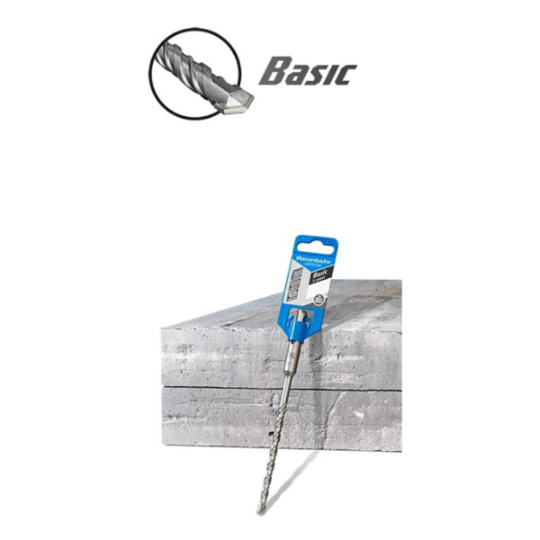 Картинка Бур 5х210 мм SDS-plus 2 грани RENNBOHR Basic
