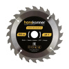 Диск пильный по дереву 160-20/16 24 зуба Hanskonner