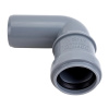 Картинка Отвод 32х87° для внутренней канализации Серый Политэк