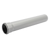 Труба канализационная 90x500 мм НТЕМ однораструбная Серая Ostendorf