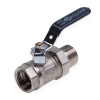 Кран шаровой со сгоном ВН 1 1/4 U ручка никелированный AQUALINK