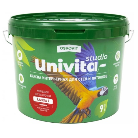Краска для интерьера 9 л Основит Univita Studio Lusso I