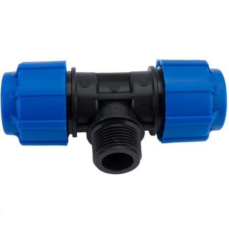 Картинка Тройник переходной ПНД наружная резьба 32х1"х32 ТПК-АКВА Политэк