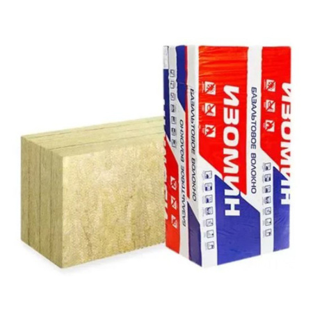 Картинка Утеплитель Изомин Венти 80 кг/м³ 1000х600х50 мм