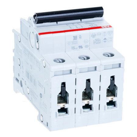 Картинка Автоматический выключатель 3п S203 С 25А 6,0кА ABB