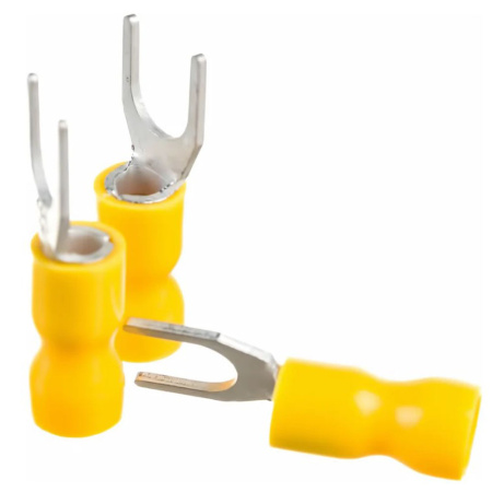 Картинка Наконечник кабельный вилочный изолированный НВИ 6.0-6 ПРОФИ КВТ