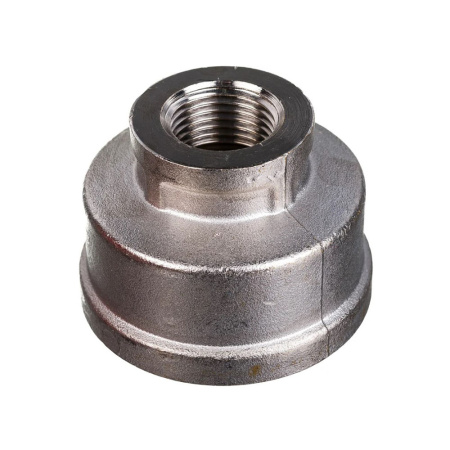 Картинка Муфта переходная ВВ 1"1/2х1/2" никелированная STOUT