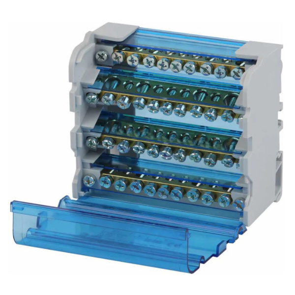 Картинка Шина на DIN-рейку NO-224-16 в корпусе Кросс-модуль ШНК 4х11 3L+PEN ERA
