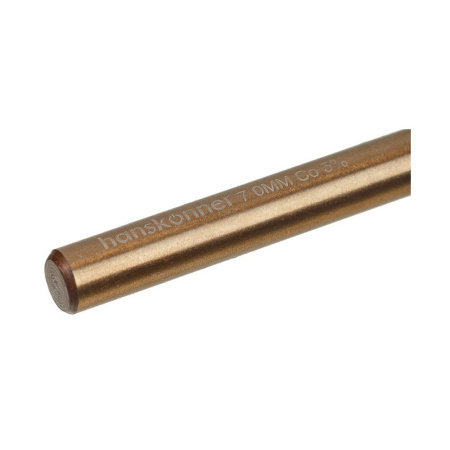 Картинка Сверло по металлу кобальт 7,0 мм Hanskonner