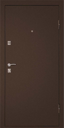 Дверь комфорт К В 860х2050 мм правая венге с цилиндрическим замком и дверной ручкой