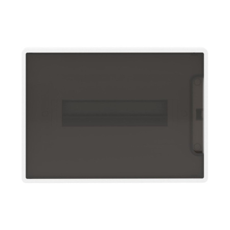 Картинка Корпус пластиковый встраиваемый FRAME ЩРВ-П-12 IP41 тонированная дверь F12B1WD DKC