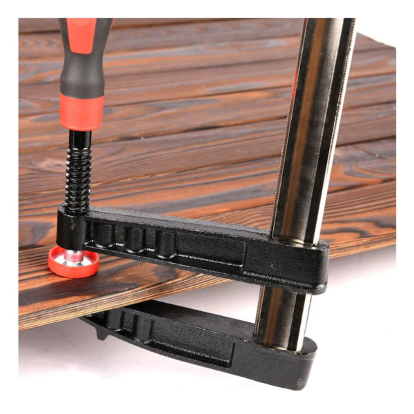 Картинка Струбцина F-образная усиленная 500х120 мм DL111250Z DELI