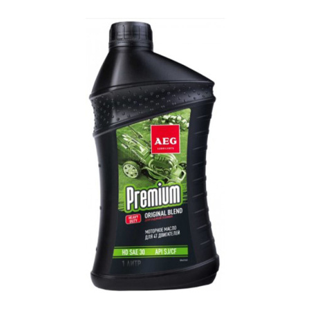 Масло для 4-х тактных двигателей Premium для садовой техники 1 л AEG  Масло для 4-х тактных двигателей Premium для садовой техники 1 л AEG