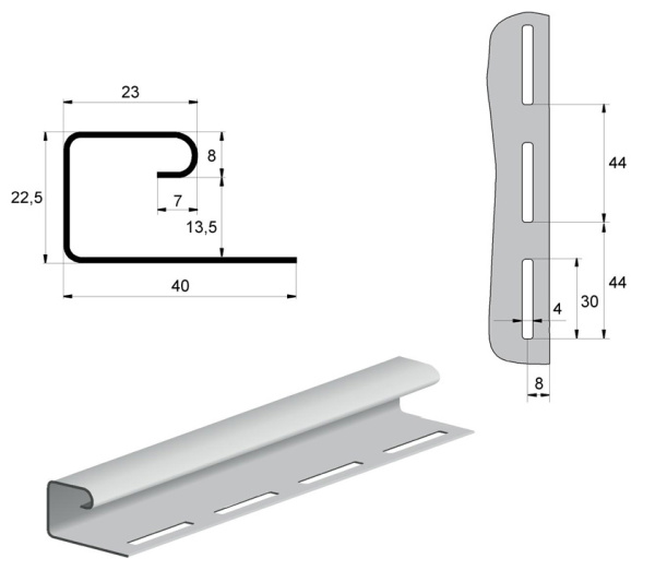 Картинка Профиль J 3 м Grand Line Tundra Клен