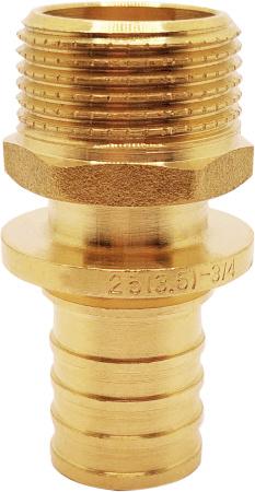 Картинка Переход НР 25-3/4" Латунь РОСТерм