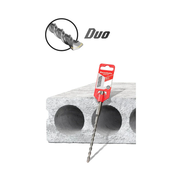 Изображение Бур SDS plus Rennbohr Duo 8х110 мм Картинка Бур SDS plus Rennbohr Duo 8х110 мм