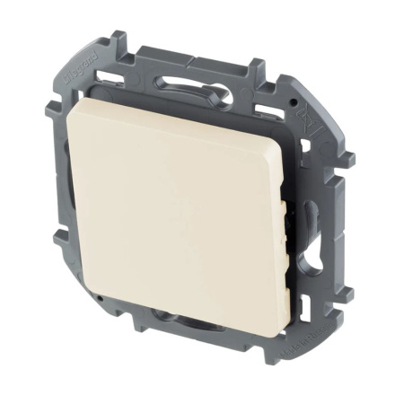 Картинка Выключатель 1 клавиша Слоновая кость Legrand INSPIRIA