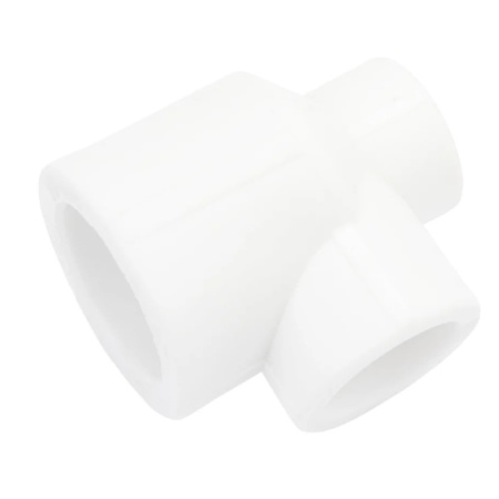 Картинка Тройник переходной 32х25х20 мм полипропиленовый PPR Белый Valfex