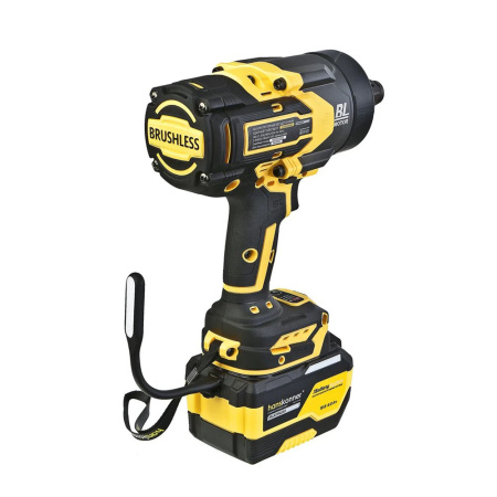 Картинка Гайковерт ударный аккумуляторный 18В 1300 Нм 3/4" 1х6 А\ч кейс Hanskonner PLATINUM