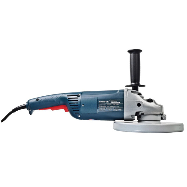 Картинка УШМ 230 мм 2200Вт плавный пуск Hanskonner PLATINUM