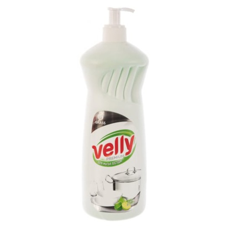 Grass Средство для мытья посуды Velly Premium лайм и мята 1000 мл