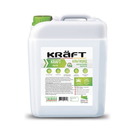 Средство для очистки воды от водорослей KRAFT 10 л