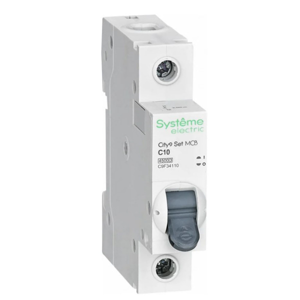 Картинка Выключатель автоматический 1п 10А С 4.5kA 230В City9 Set Systeme Electric