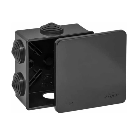 Картинка TYCO коробка распределительная 85х85х40 мм УХЛ1 IP54 Черная Ruvinil