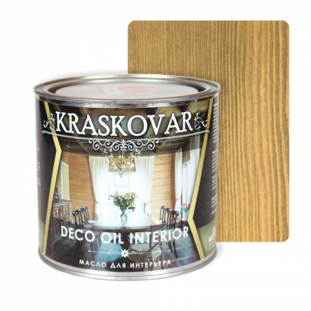 Масло для интерьера Kraskovar Deco Oil Interior 2,2 л Пепельный