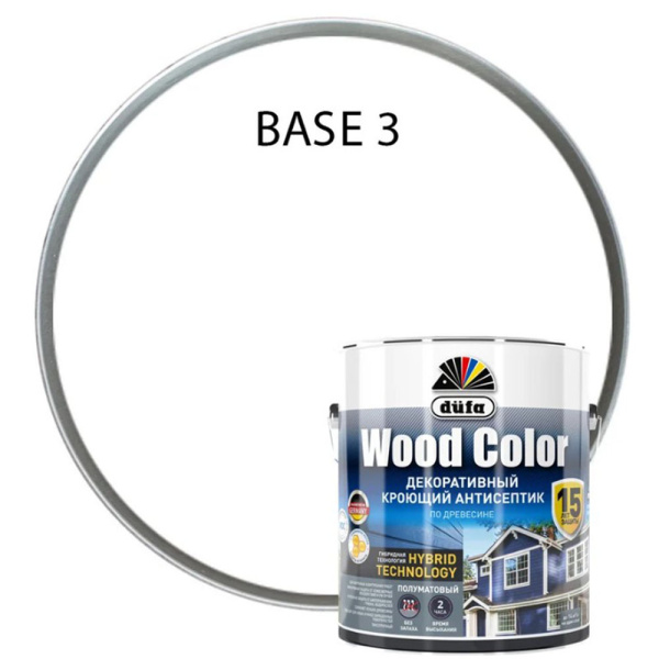 Картинка Кроющий антисептик Бесцветный 2,2 л DUFA Wood Color