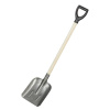 Лопата совковая рельсовая сталь с деревянным черенком Флорис ЛСП-02Д